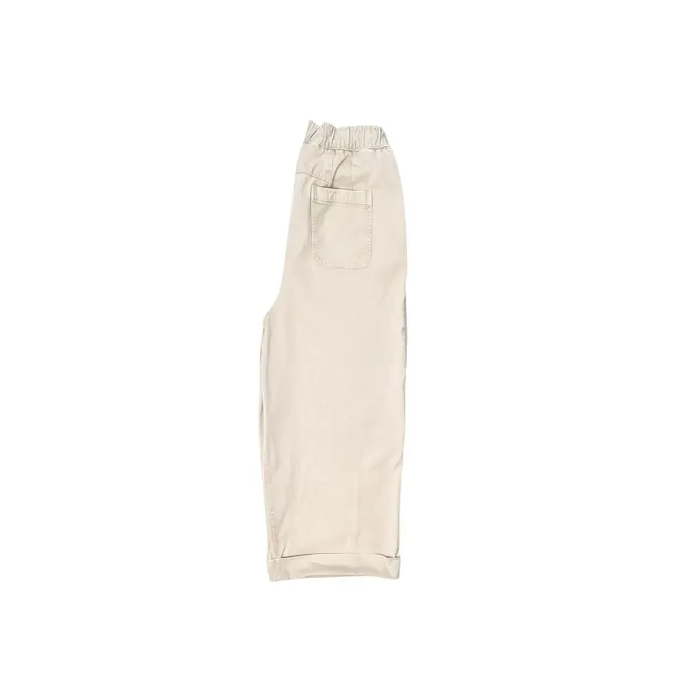 Free People After Love Cuff Tan Baggy Pants - Size L